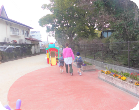 帰りの会・順次降園